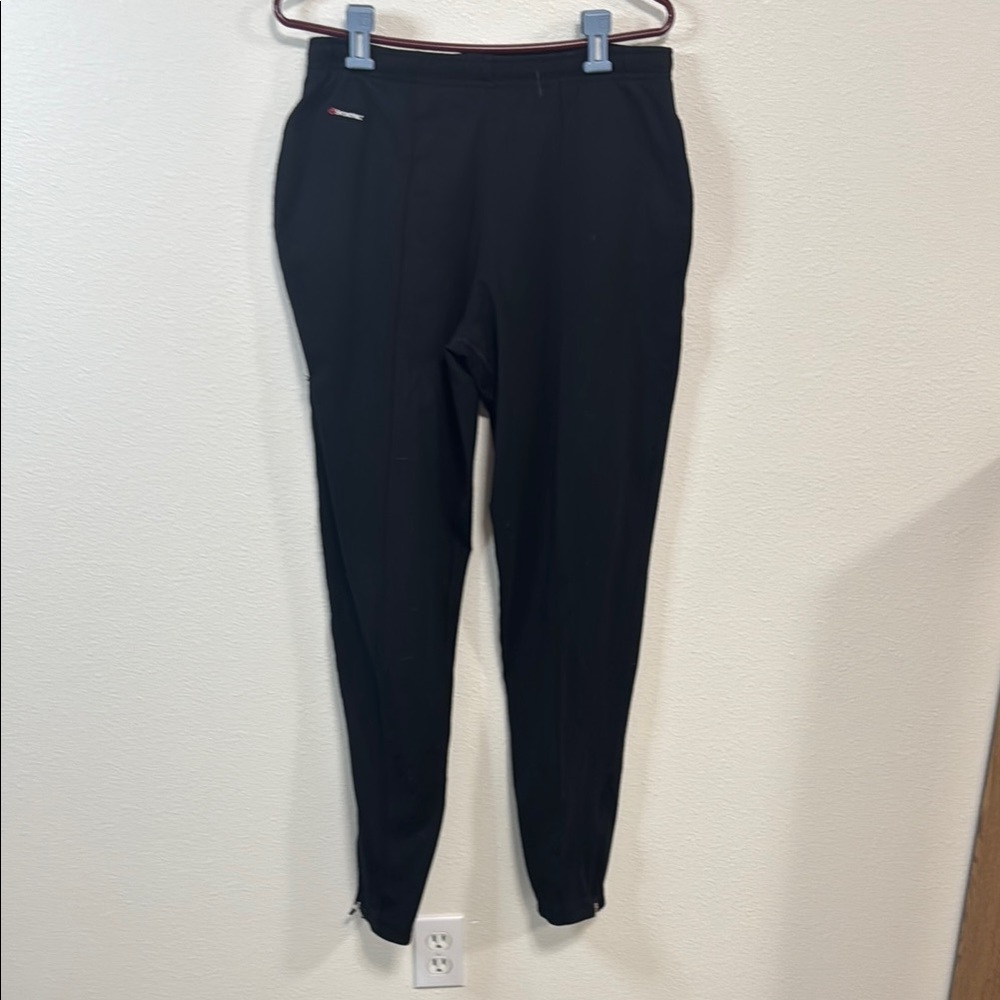 Black Slim Fit Joggers with Smooth Texture